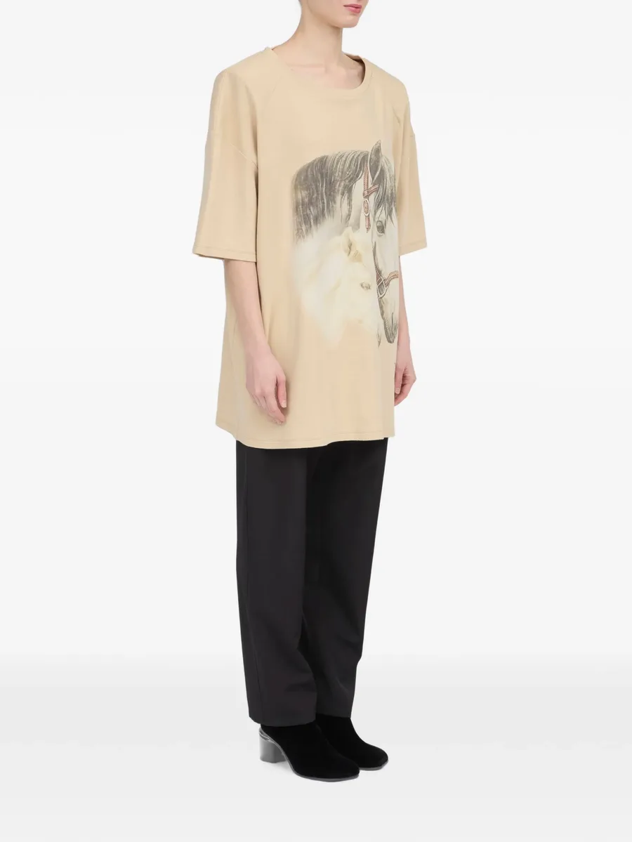 horse-portrait short-sleeve T-shirt 3