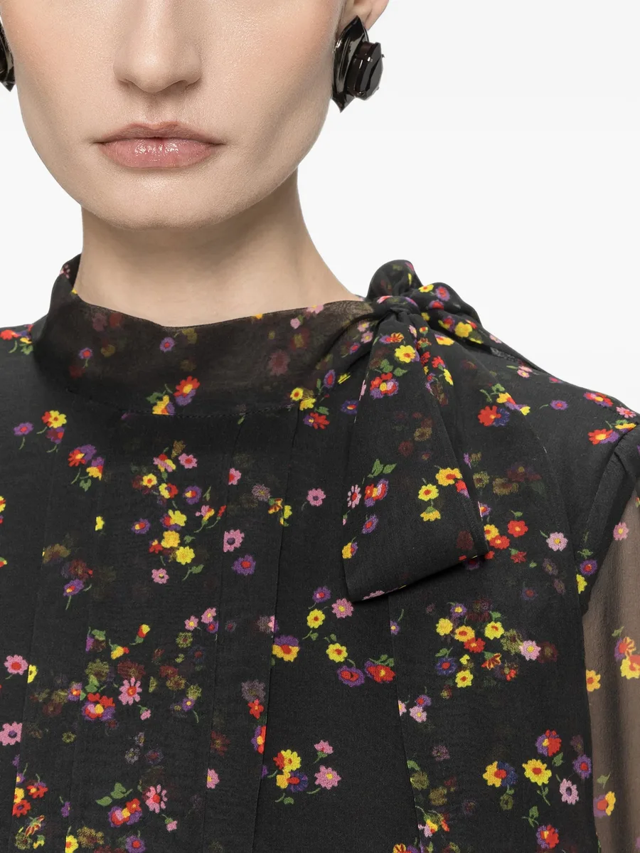floral silk midi dress 6