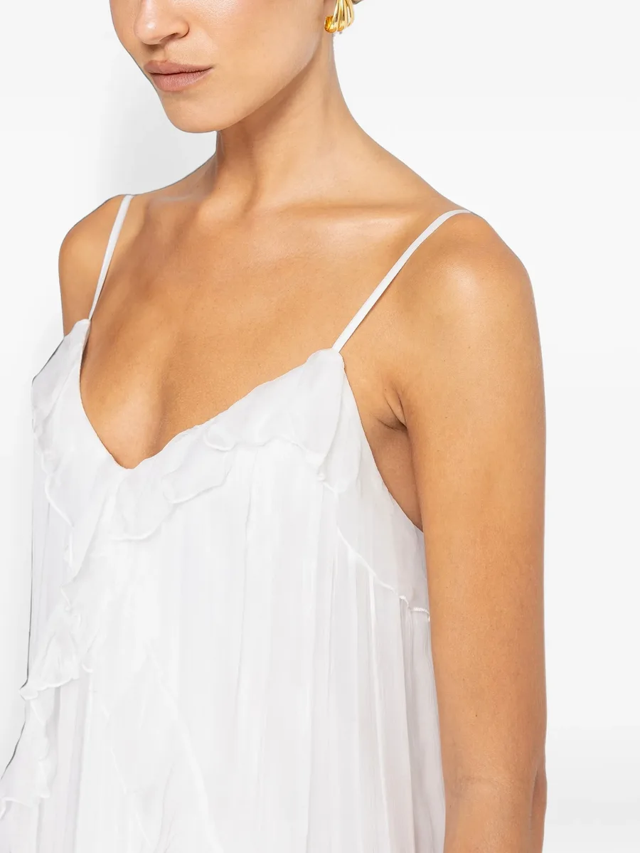 open-back silk mini dress 6