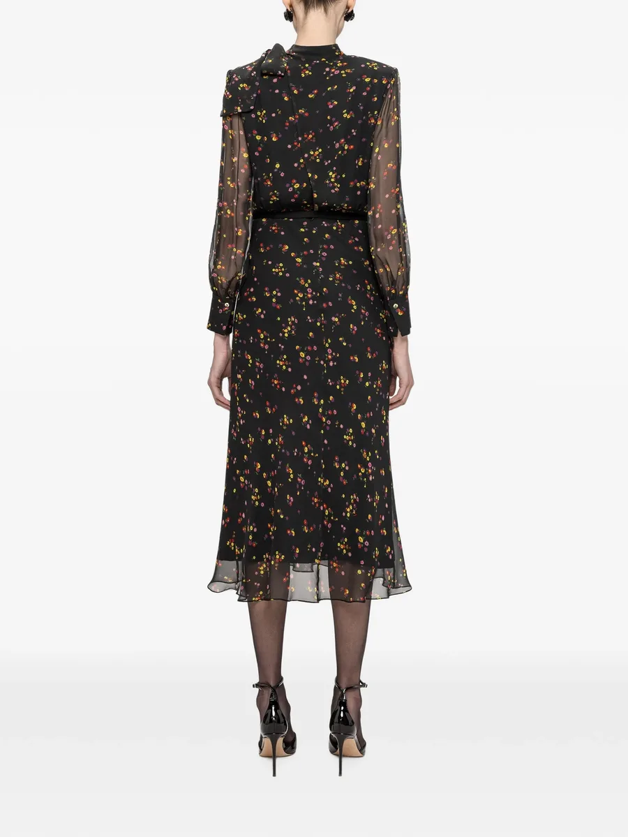 floral silk midi dress 3