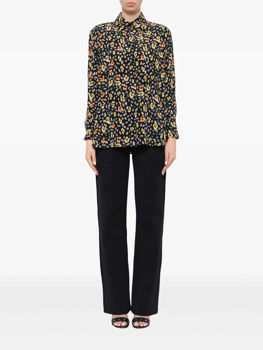 floral-print long-sleeve shirt 2