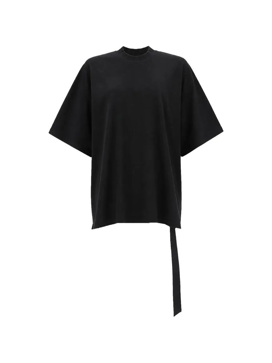 Jumbo strap-detail crew-neck T-shirt 1