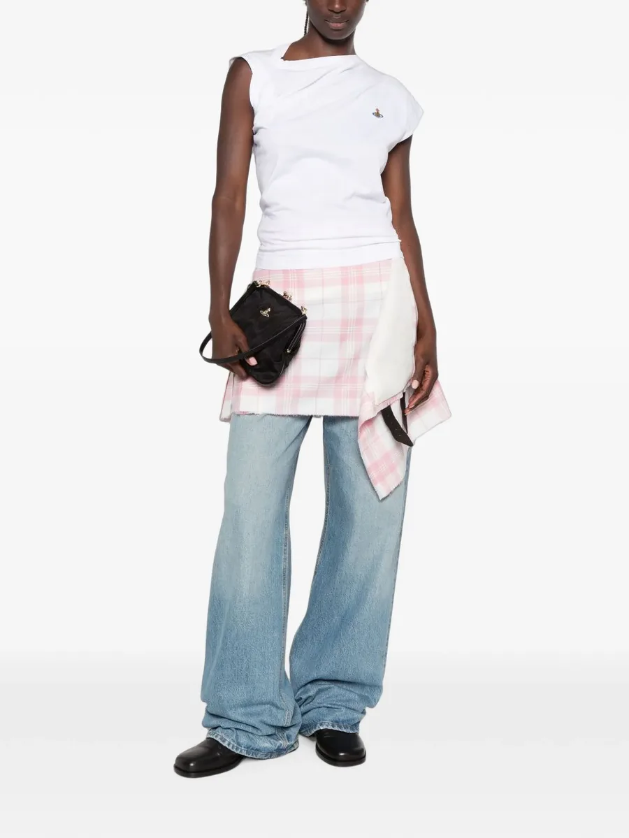 Hebo asymmetrical embroidered Orb top 2