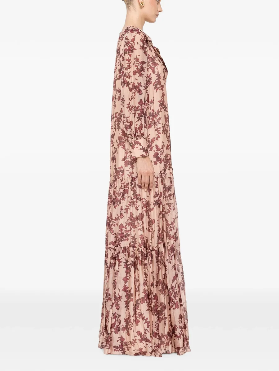 floral silk-blend maxi dress 4