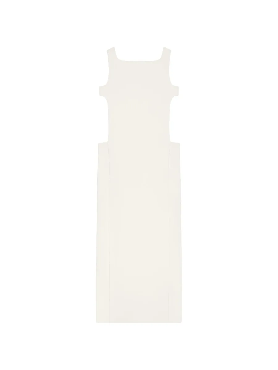cut-out crepe maxi dress 4