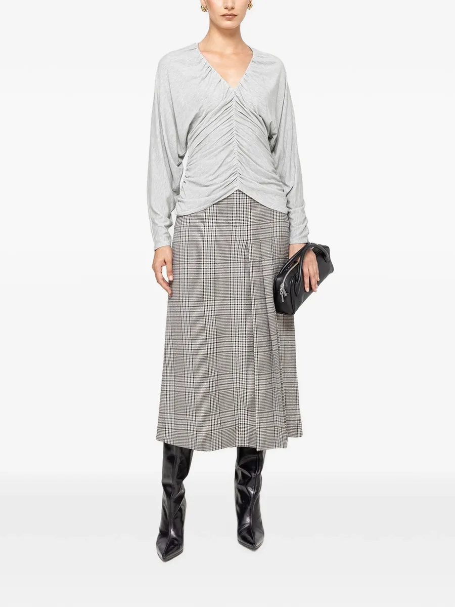 draped TENCEL™ and wool top 2