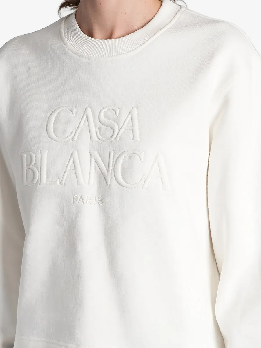 logo-embroidered sweatshirt 5