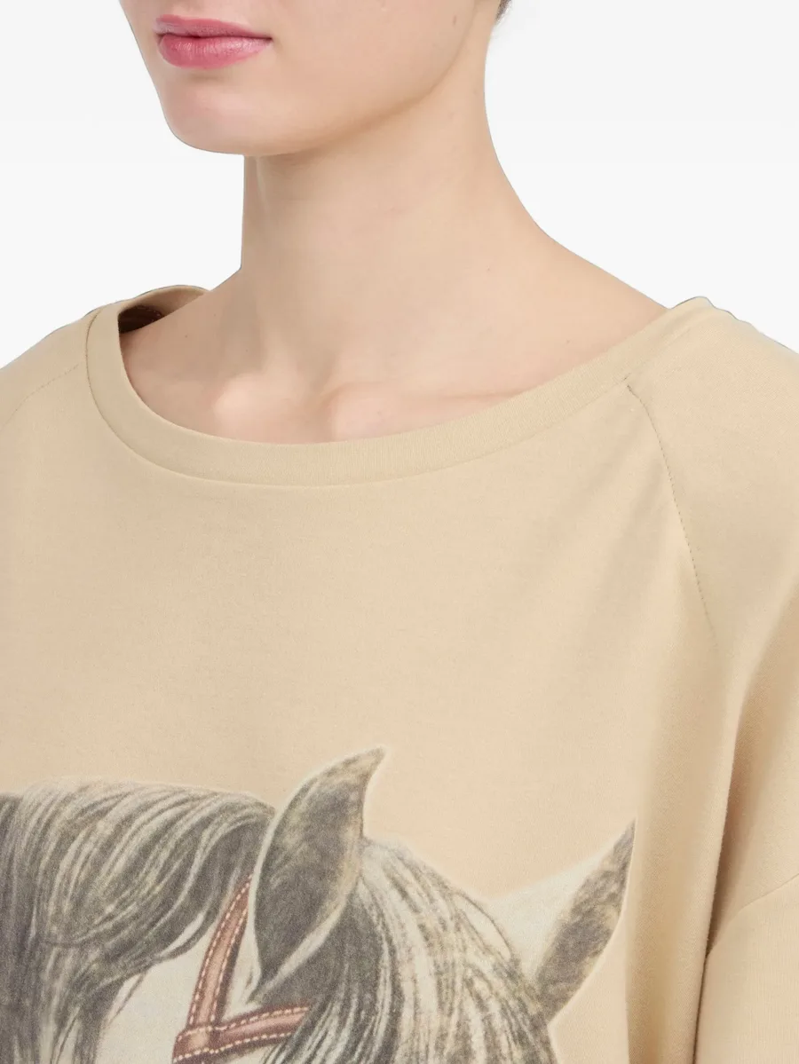 horse-portrait short-sleeve T-shirt 6