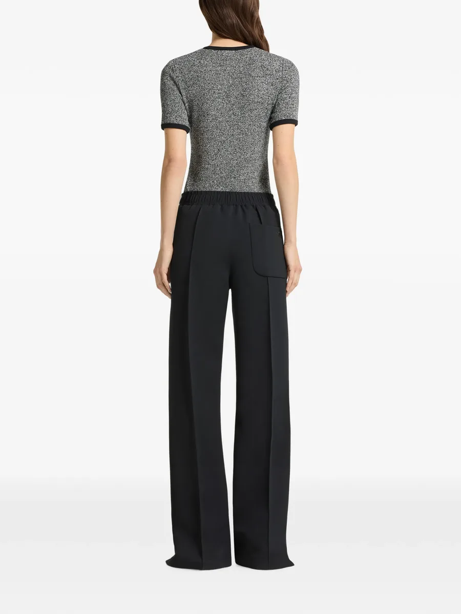 heather contrast-trim T-shirt 3