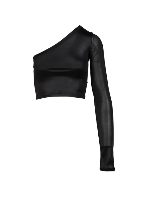 Ziggy T asymmetric cropped T-shirt