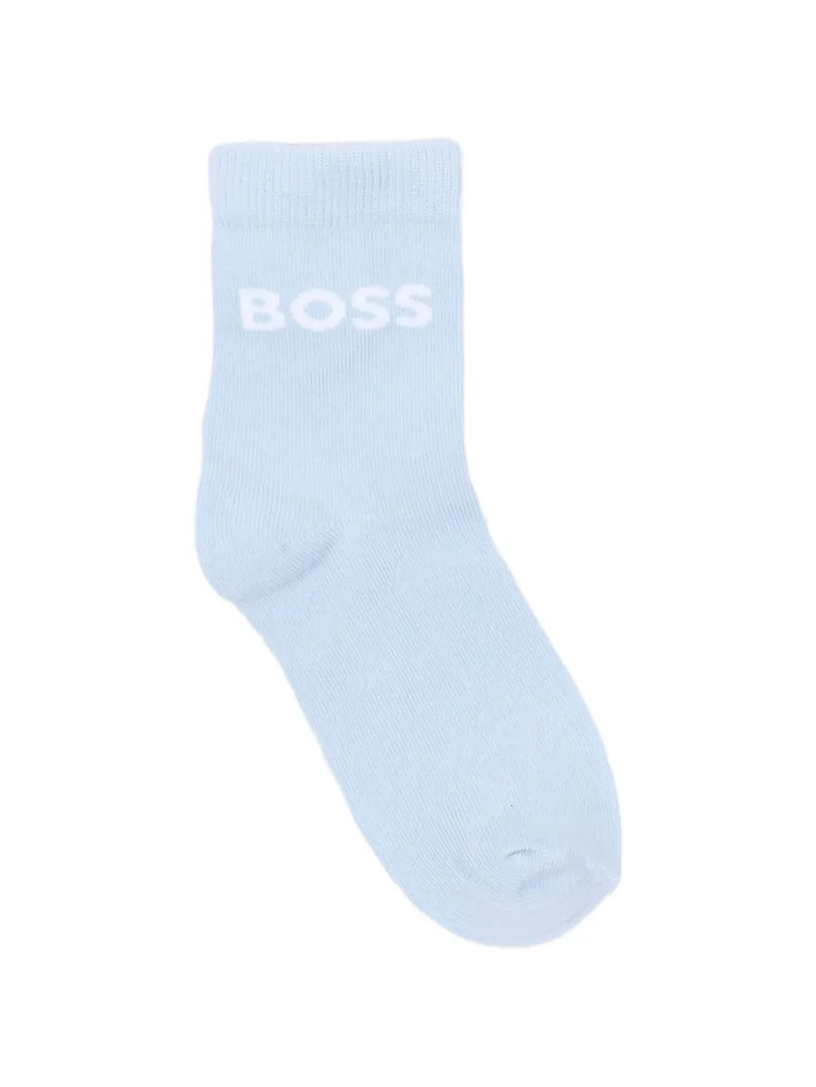 logo-print socks (set of three) 2