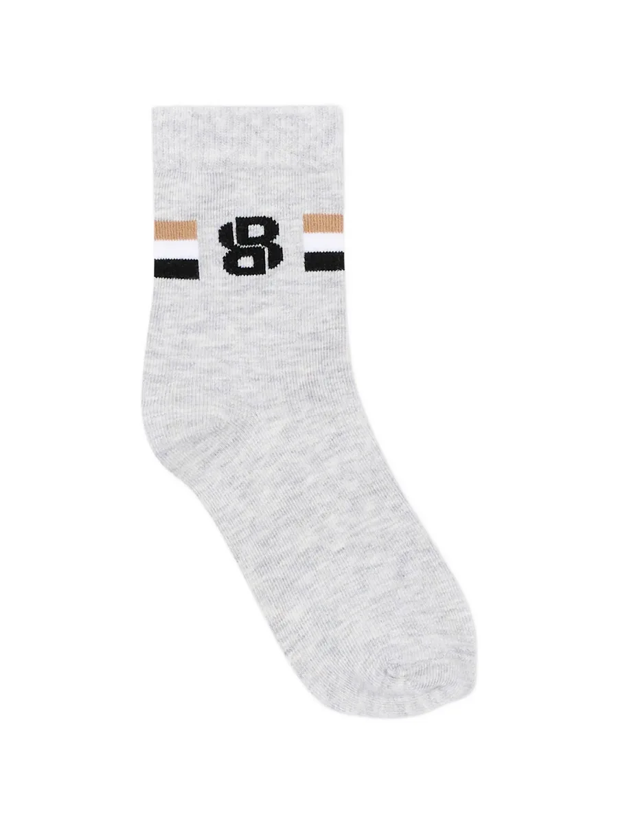 logo-print socks (set of three) 4