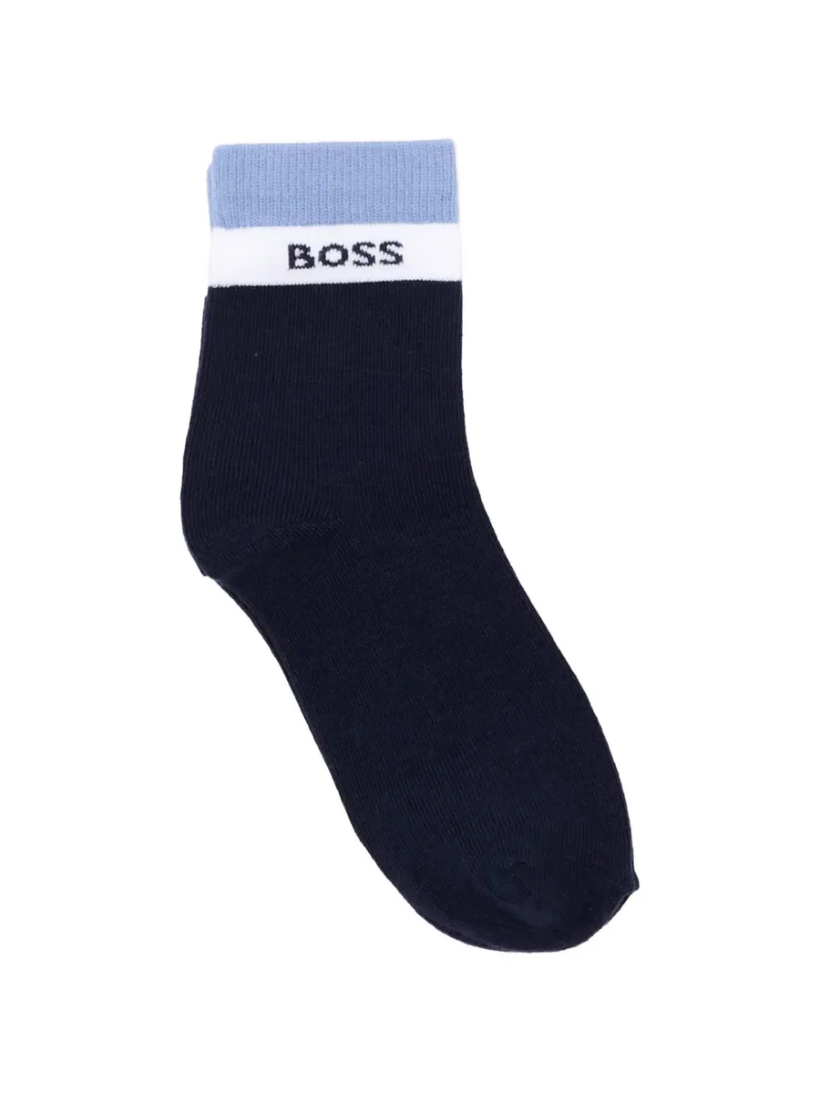 logo-print socks (set of three) 3