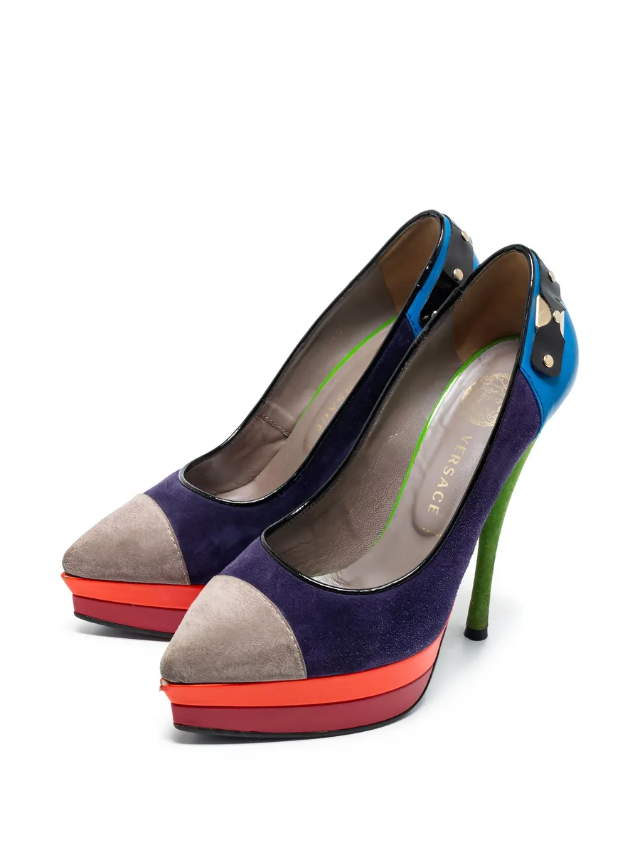 140mm panelled pumps 8