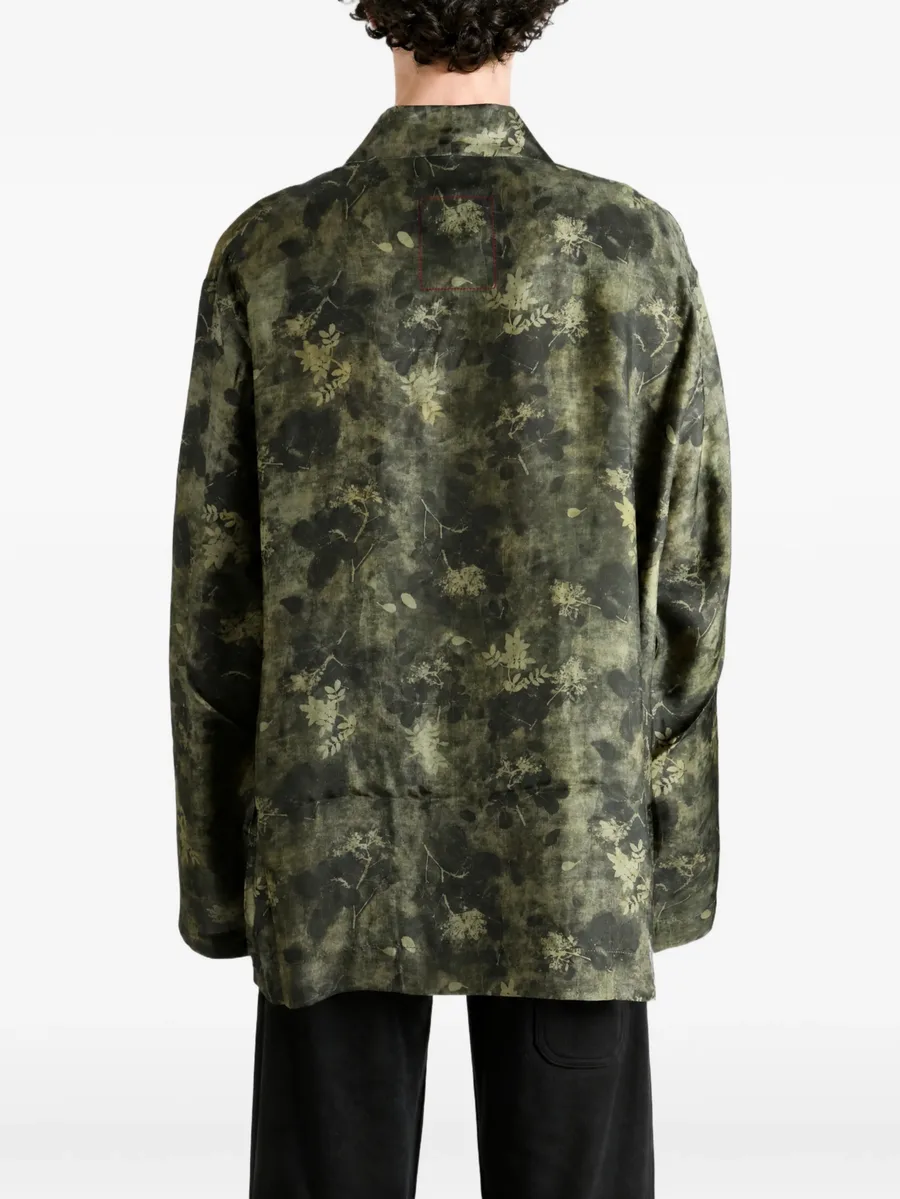 Khloe floral-print tie-fastening jacket 3