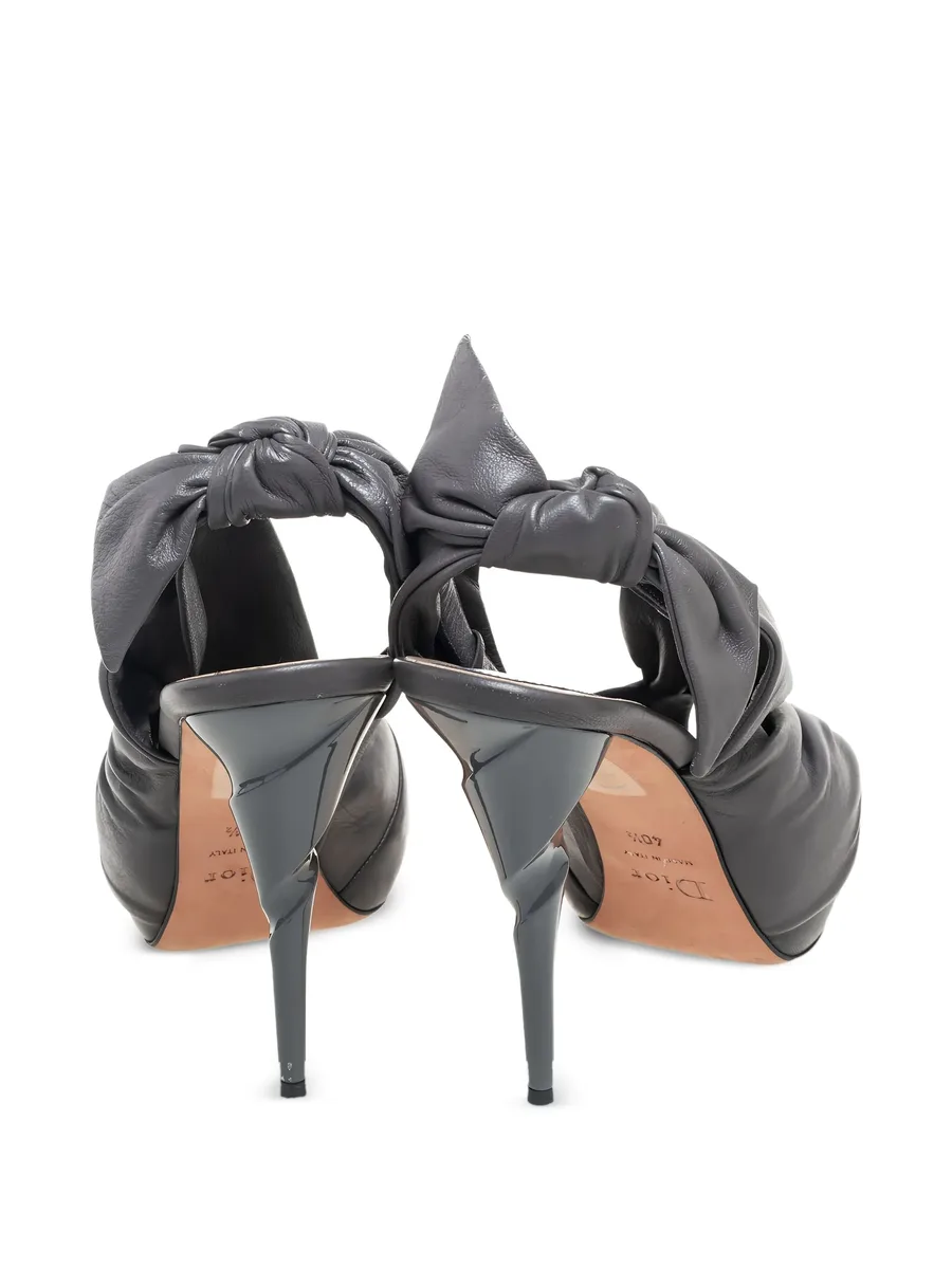 120mm draped-detail sandals 5