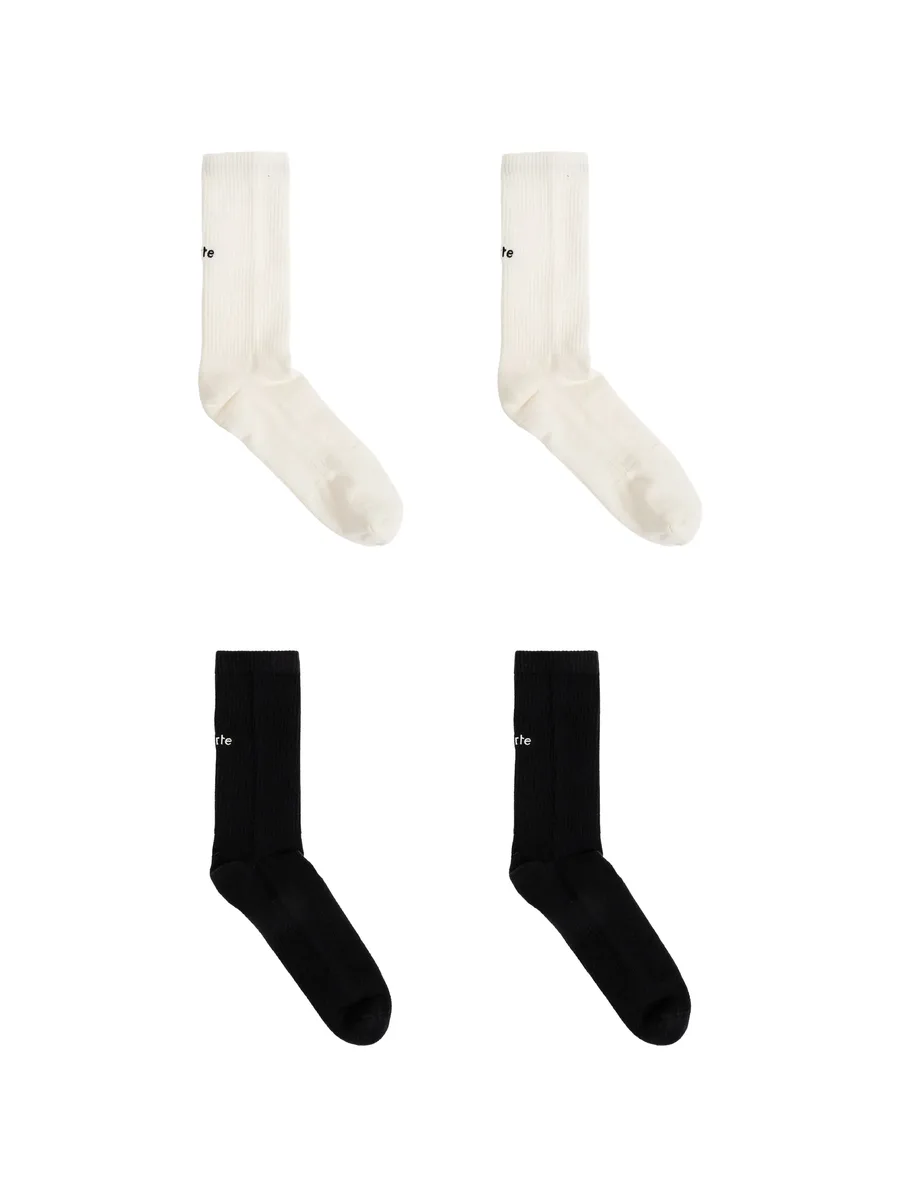 x Arte Antwerp ribbed-knit socks (set of two) 2