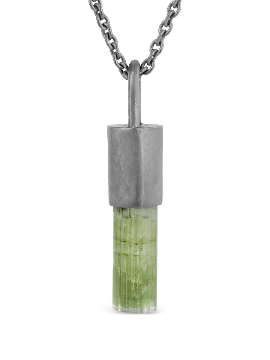 серебряное колье Talisman с турмалином 1