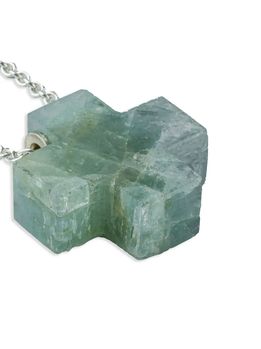 серебряное колье Plus 2