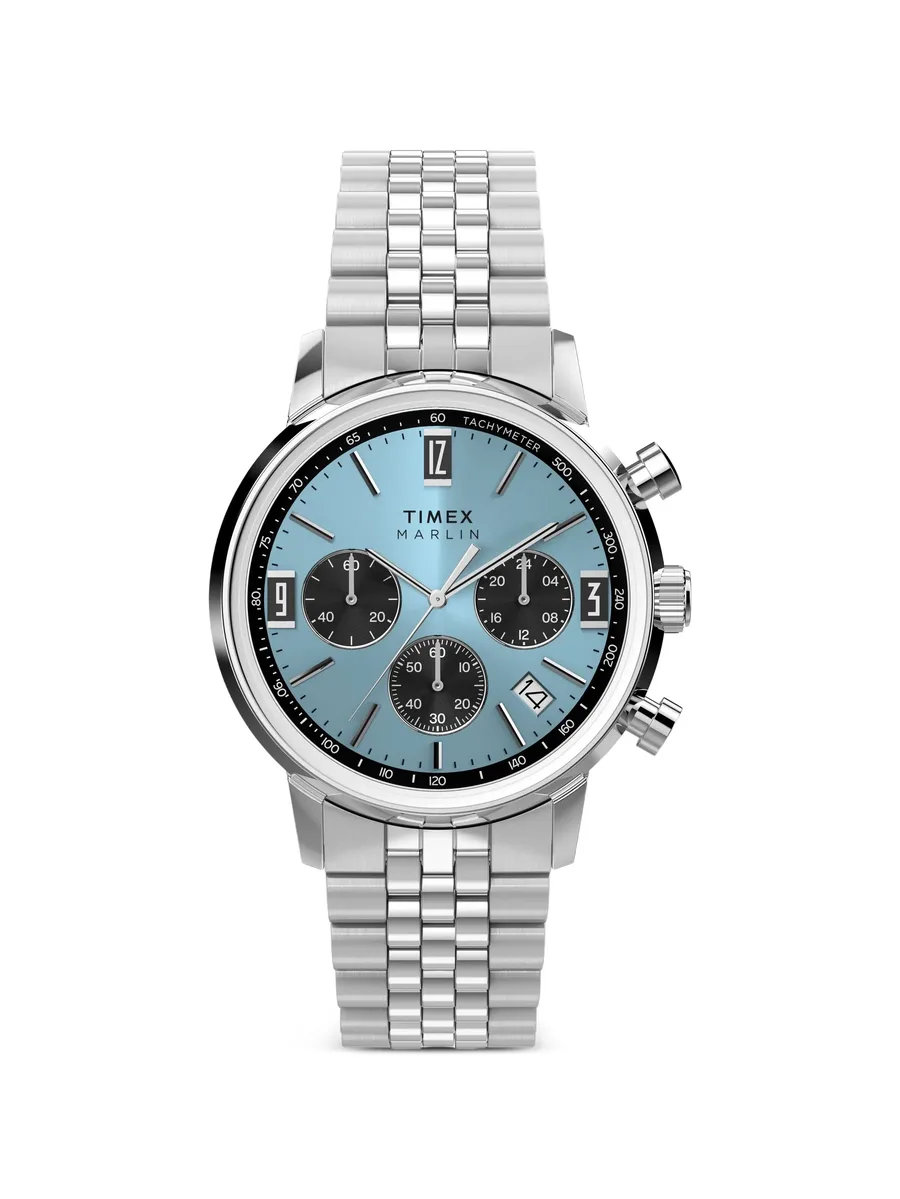 наручные часы Marlin Ice Blue 40 мм 1