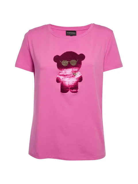 Teddy sequin-embellished T-shirt