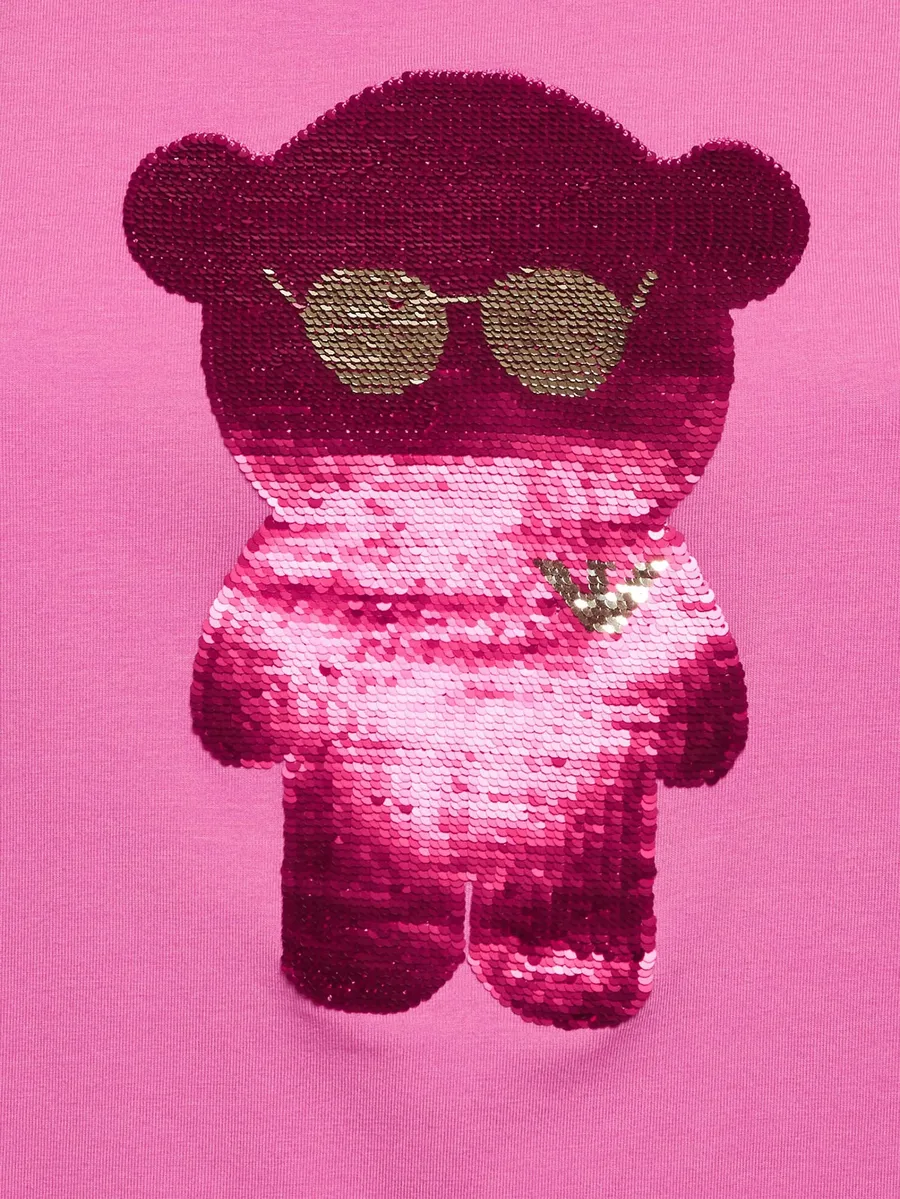 Teddy sequin-embellished T-shirt 6
