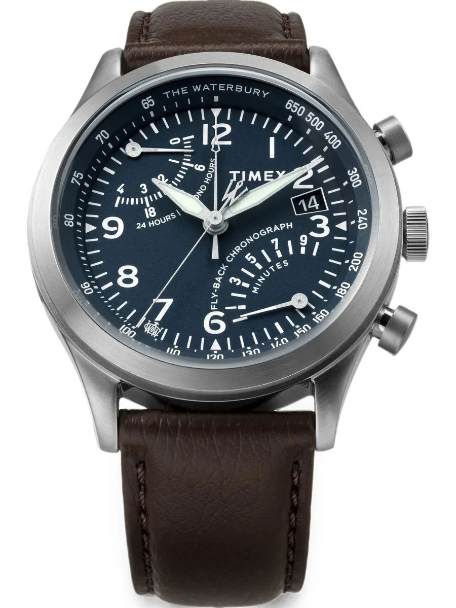 наручные часы Waterbury Traditional Fly Back Chronograph 43 мм 2