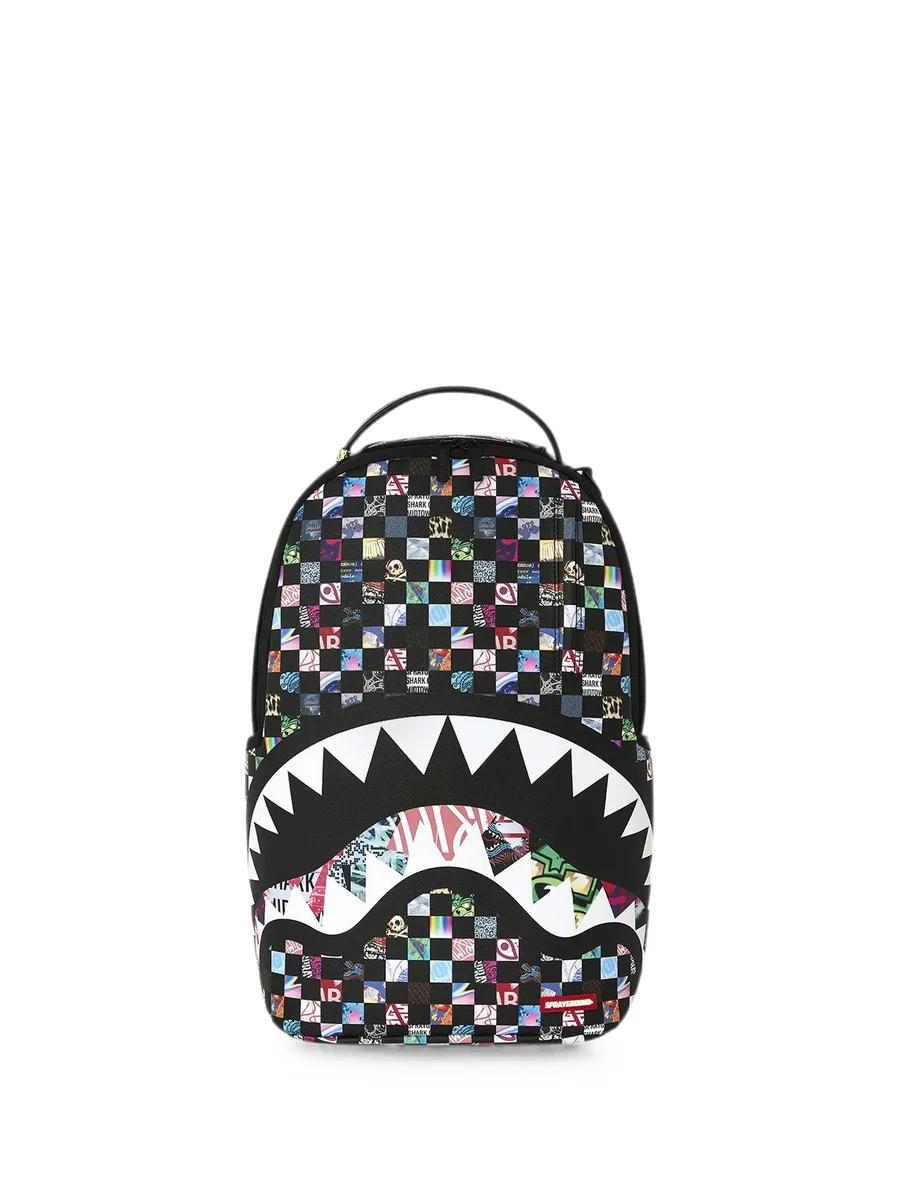 клетчатый рюкзак Shark Mouth 1