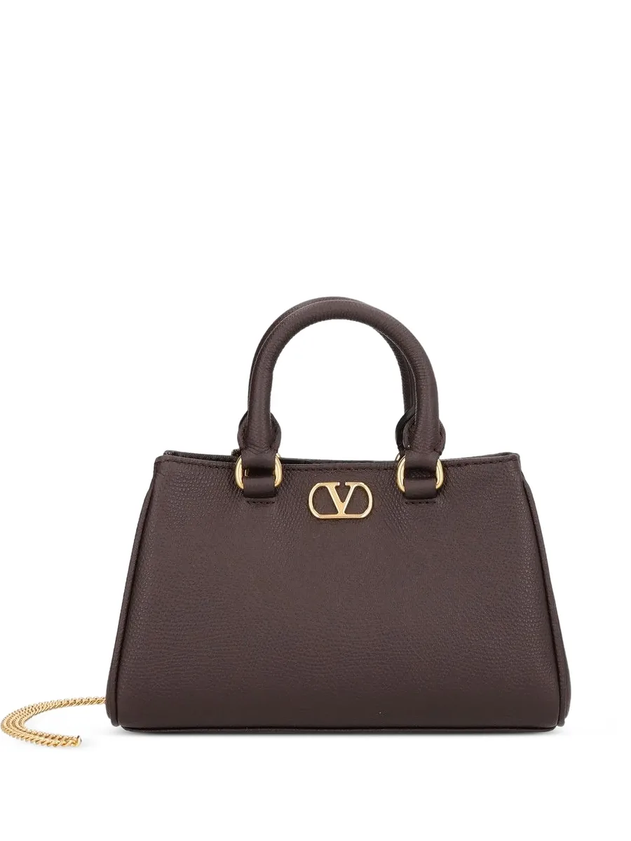 Vlogo signature mini bag in grainy calfskin 1