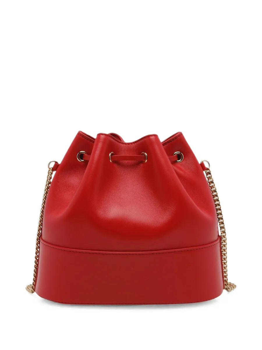 VLogo leather bucket bag 2