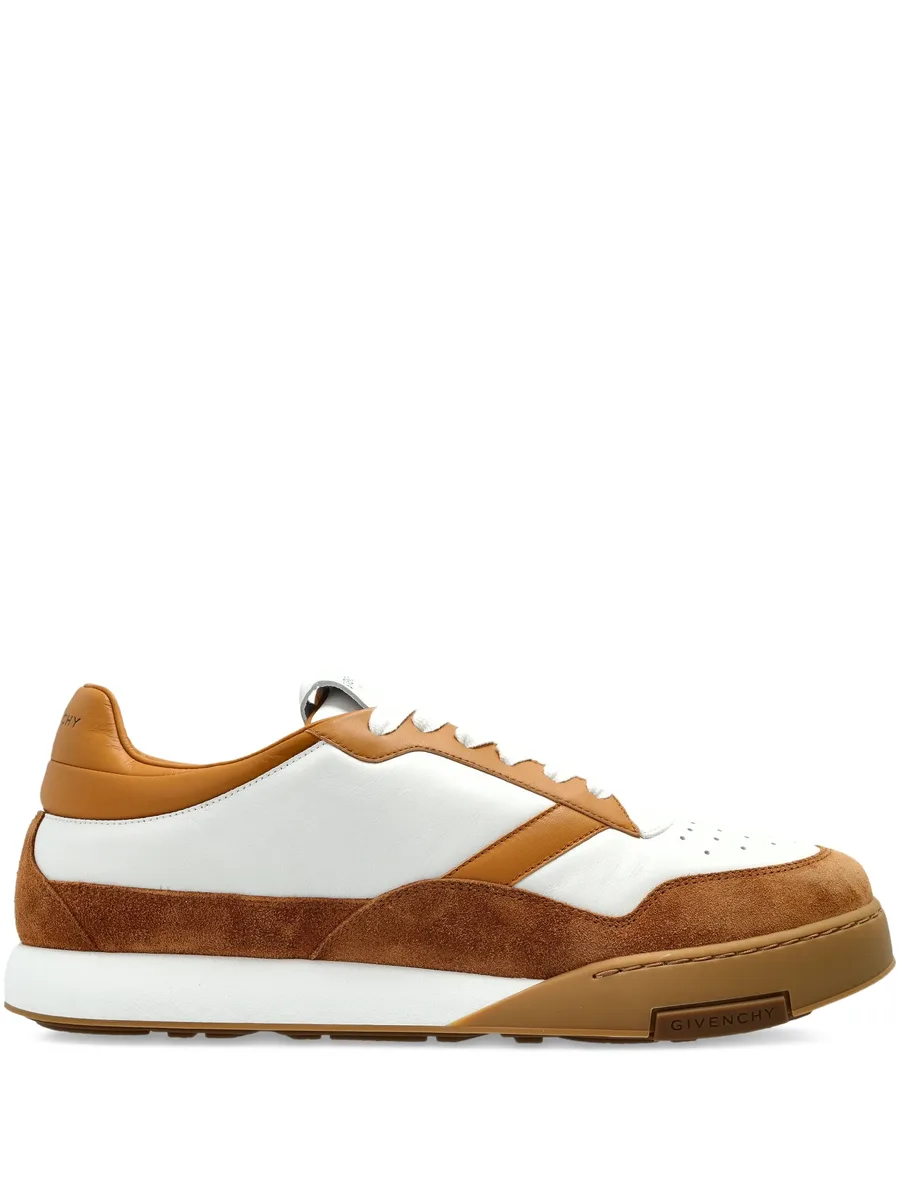 lace-up leather sneakers 2