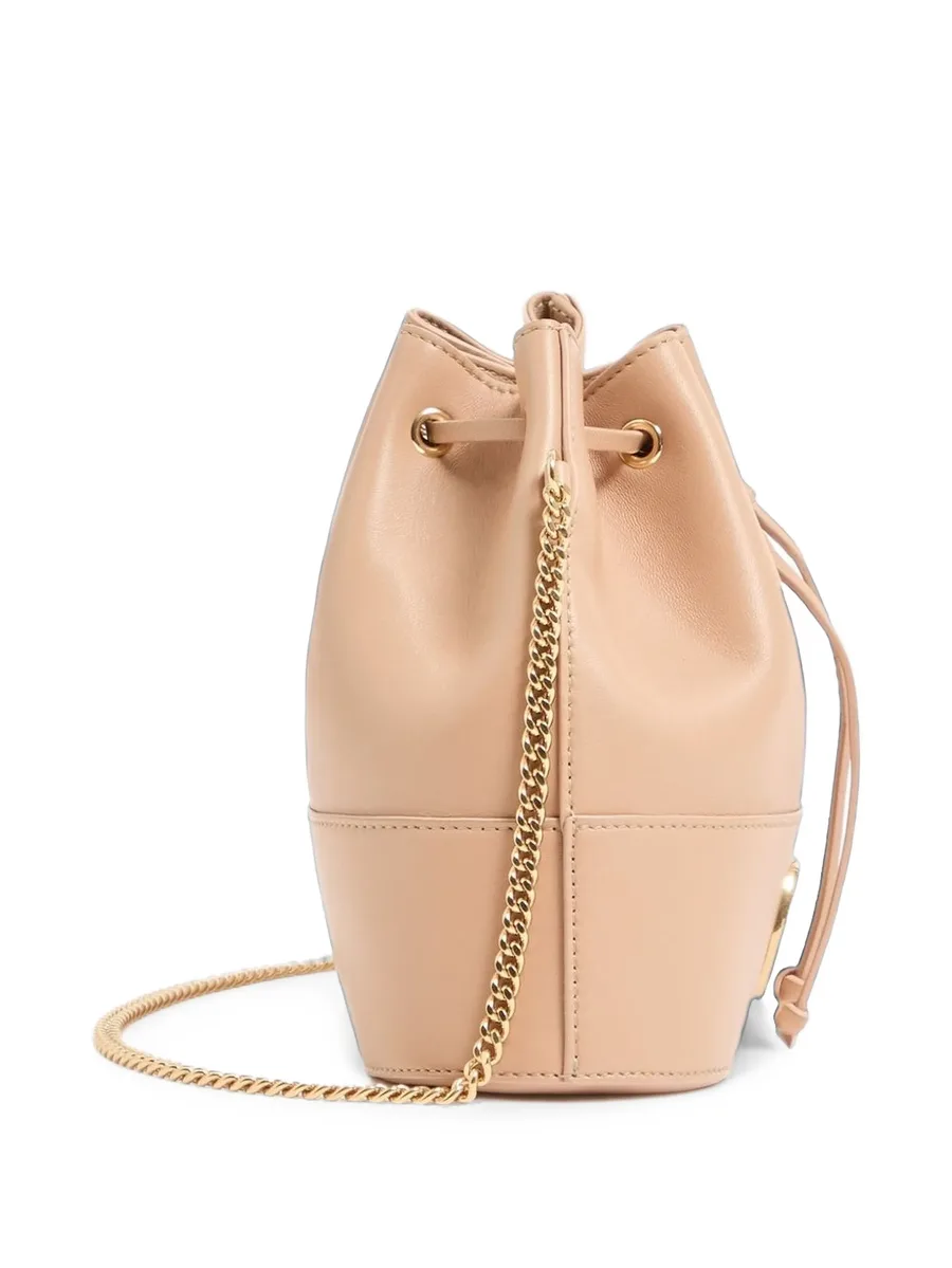 VLogo Signature leather shoulder bag 4
