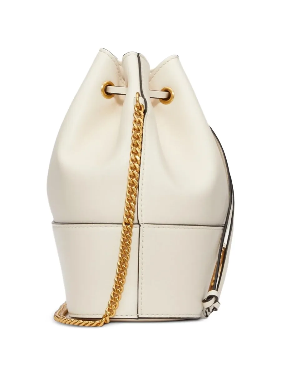mini VLogo Signature bucket bag in nappa leather 4