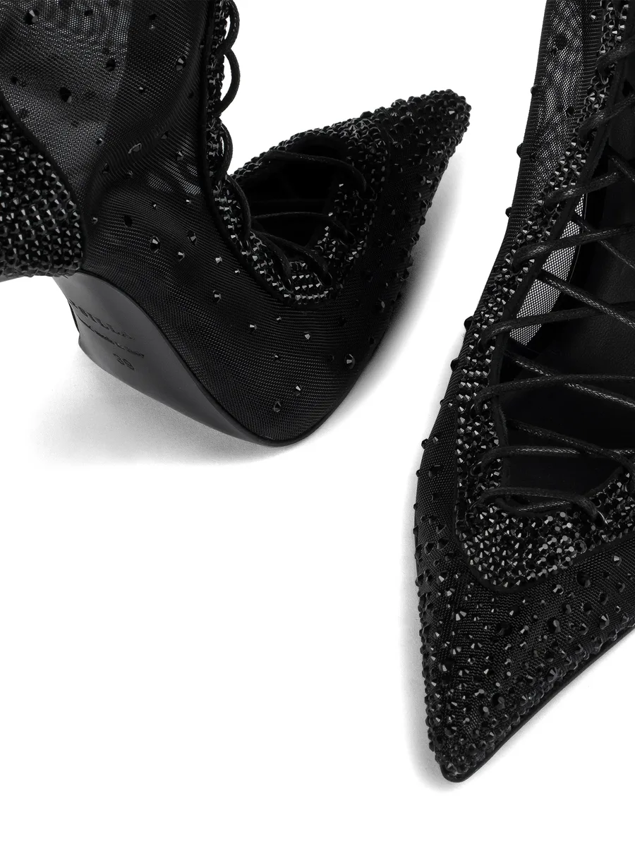 Colette embellished lace-up boots 6