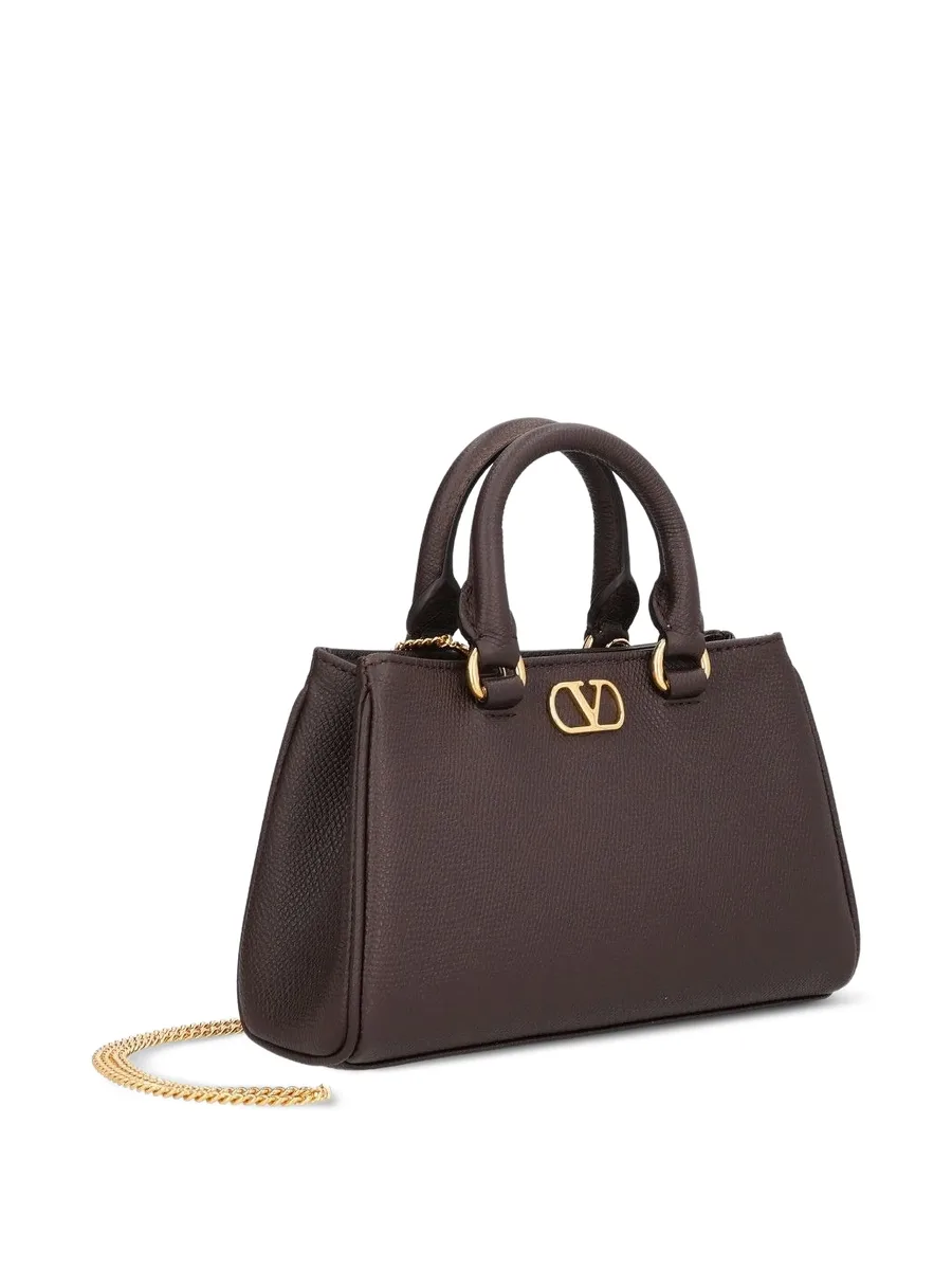 Vlogo signature mini bag in grainy calfskin 3