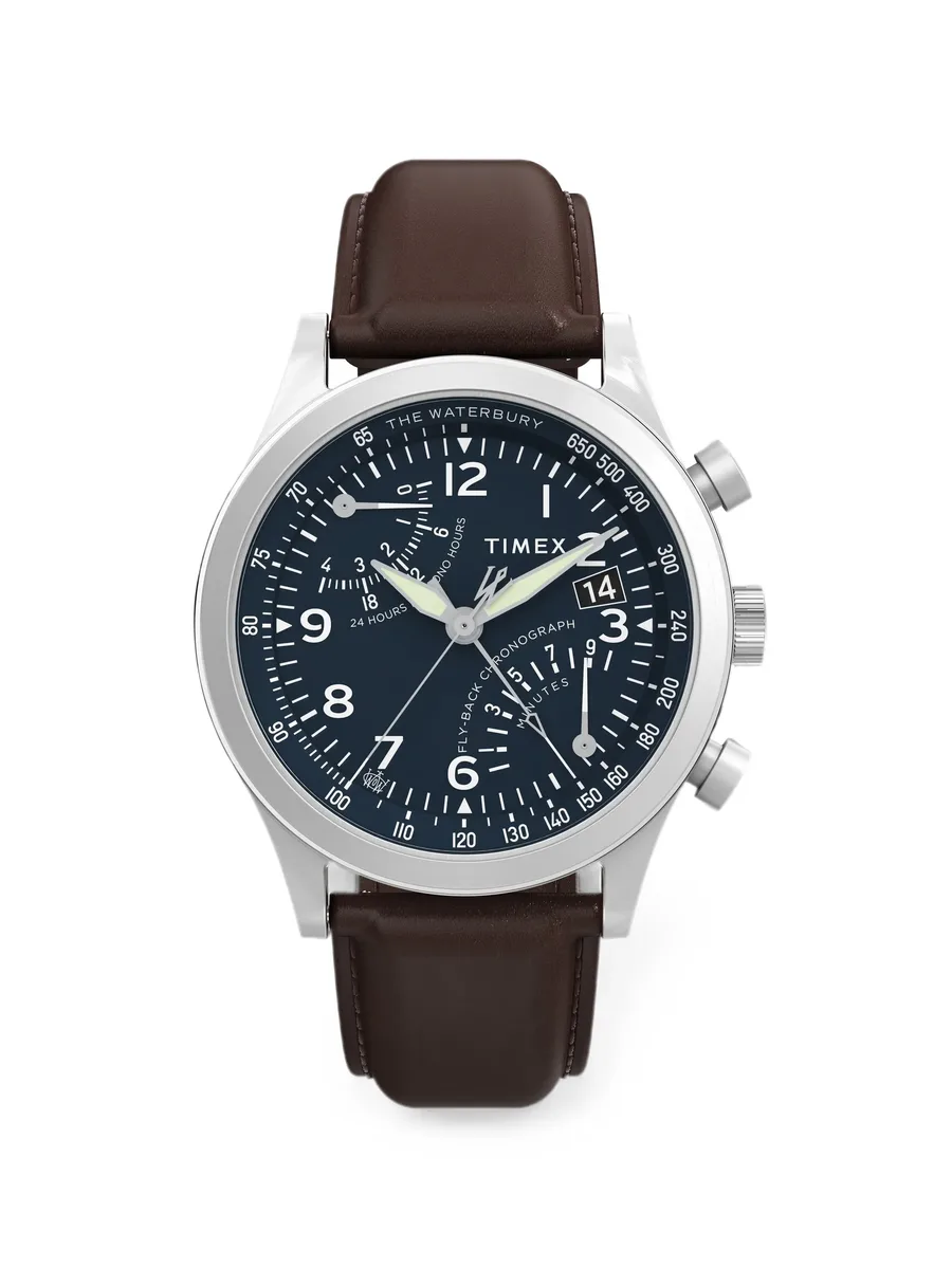 наручные часы Waterbury Traditional Fly Back Chronograph 43 мм 1