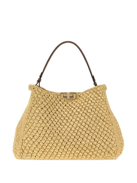 плетеная сумка на плечо Fendi Way