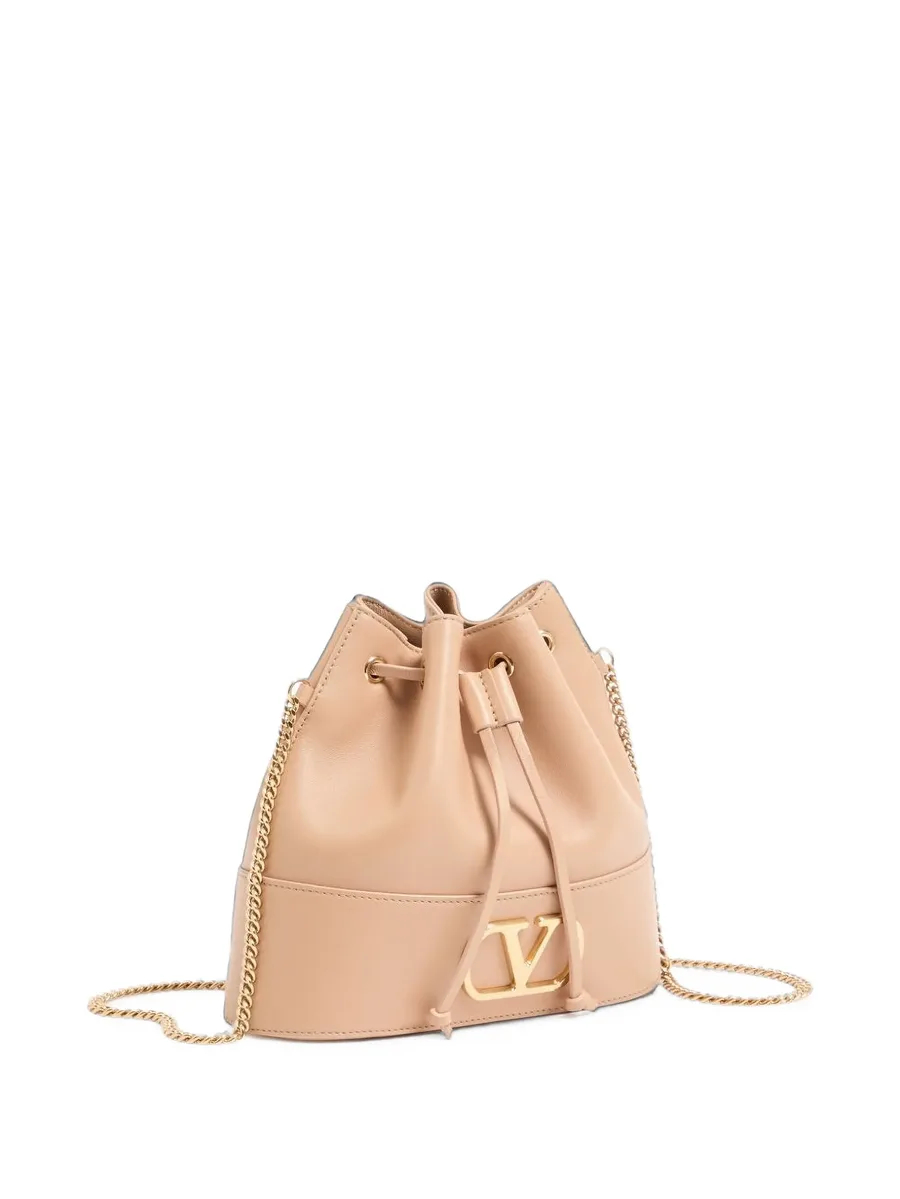 VLogo Signature leather shoulder bag 3