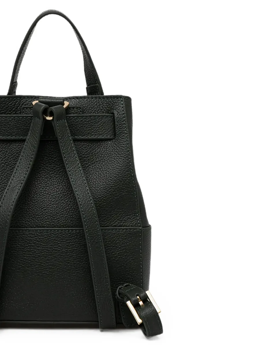 pebbled leather turn-lock backpack 3