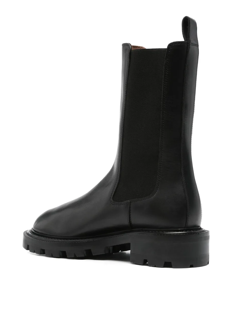 40mm elastic-panelled round -toe boots 6