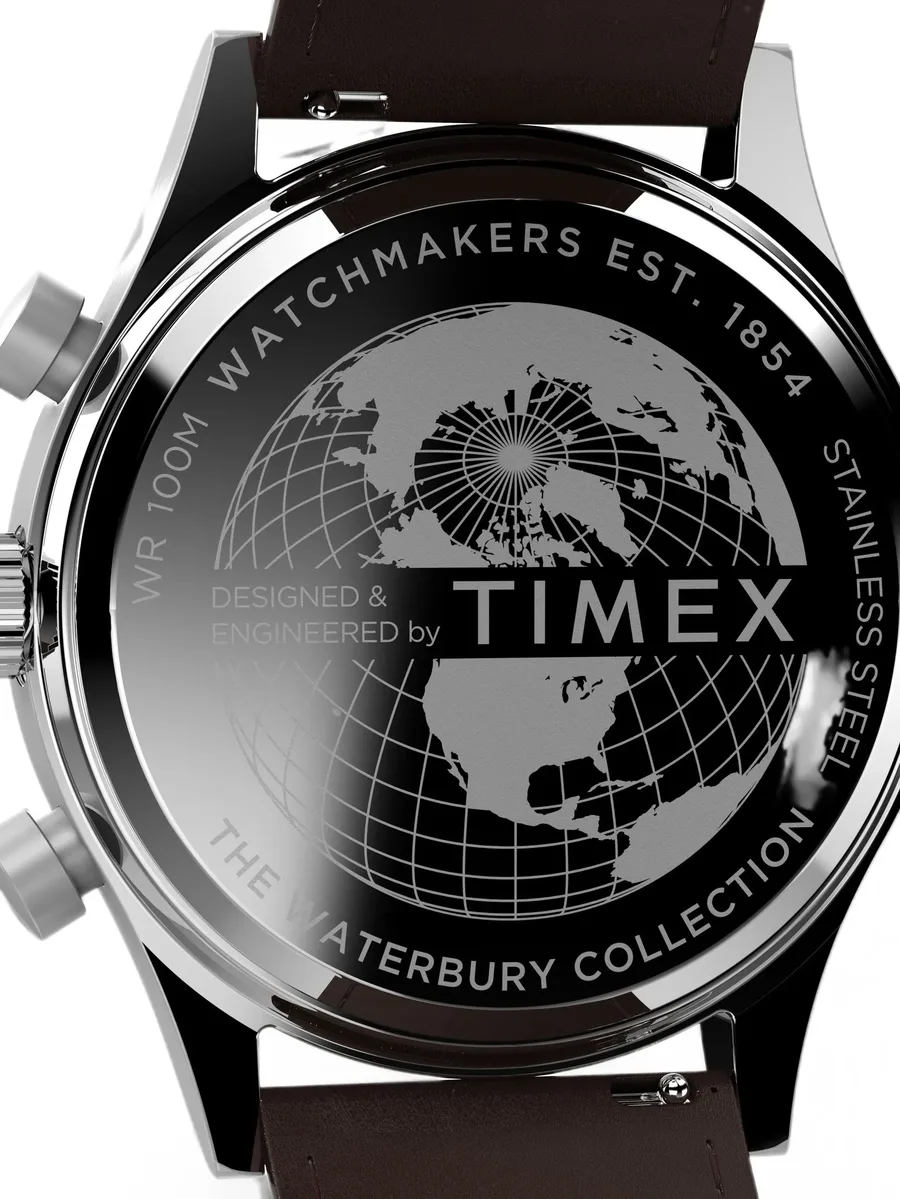 наручные часы Waterbury Traditional Fly Back Chronograph 43 мм 3