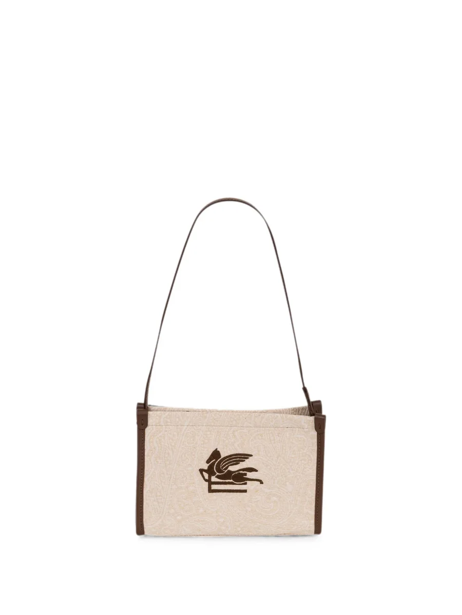 tone-on-tone jacquard fabric bag 1