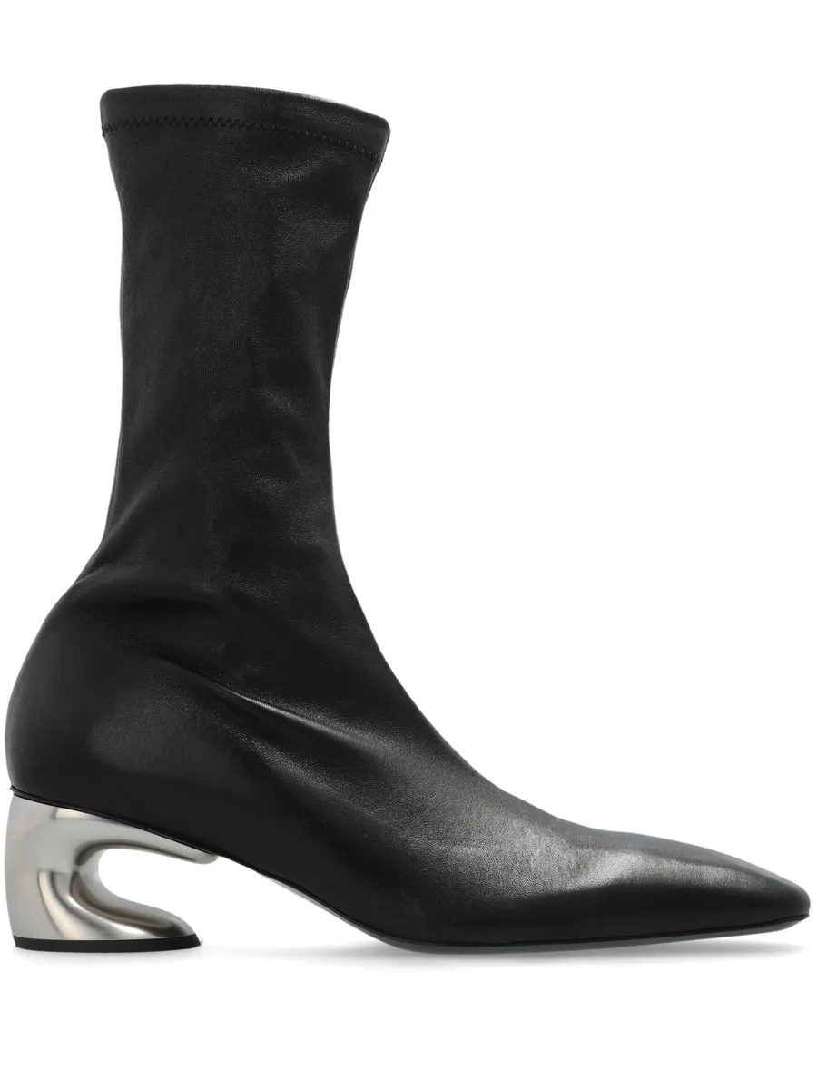 60mm contrast-heel ankle boots 2