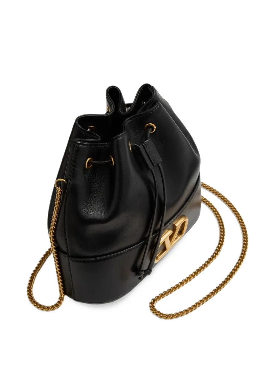 mini Vlogo Signature bucket bag in nappa leather 5