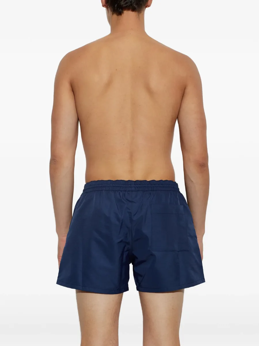 side-stripe logo-patch swim shorts 4