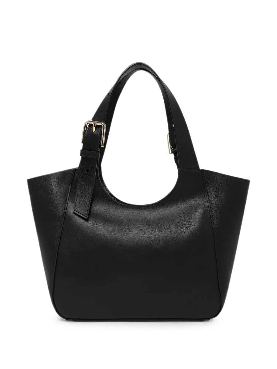 buckle-detail leather shoulder bag 2