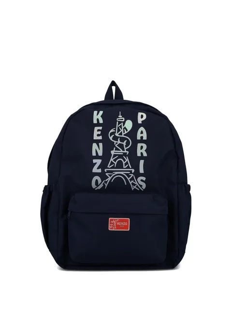Garden logo-print backpack