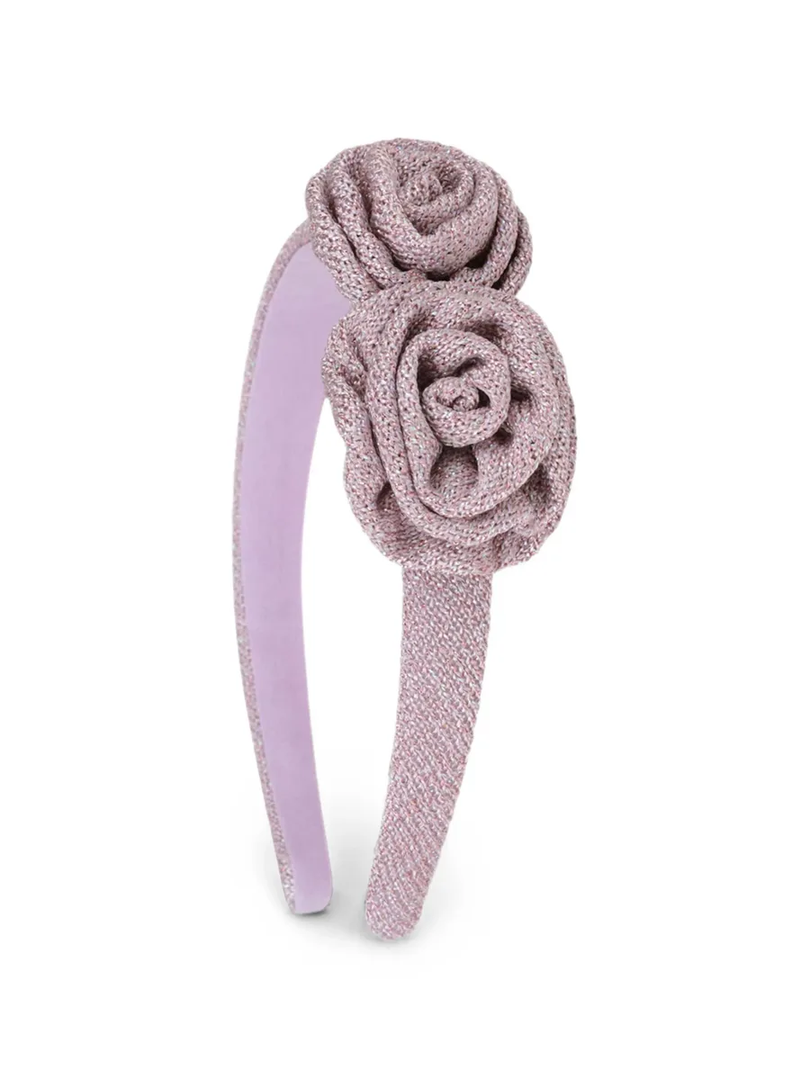 flower-detail headband 1