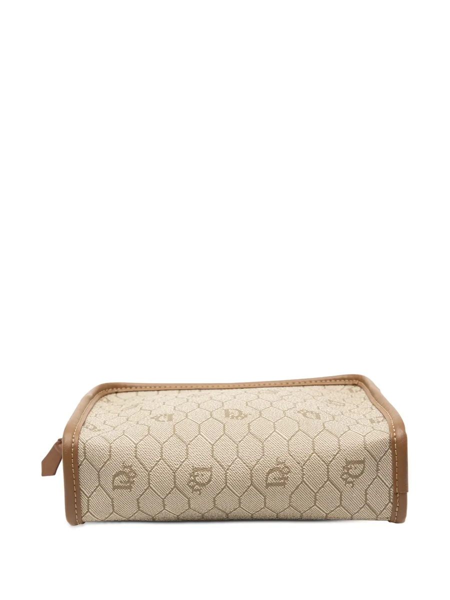 20th Century Honeycomb Coated Canvas pouch 5