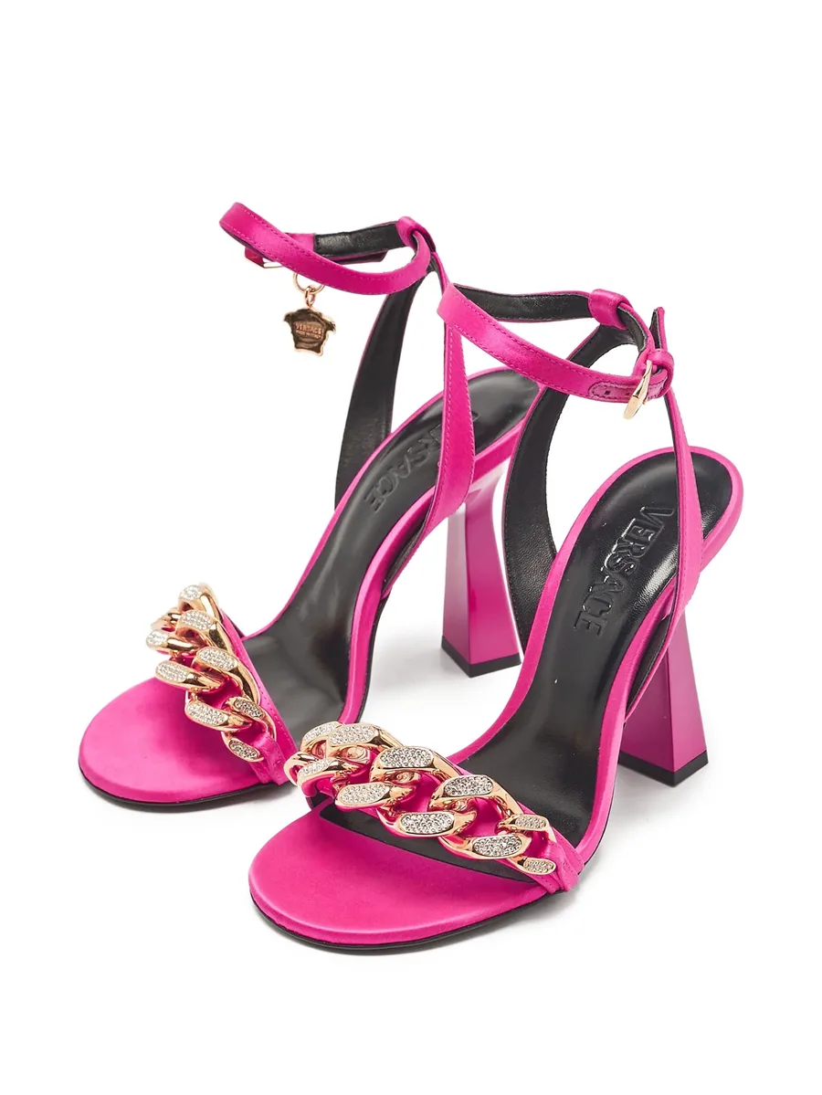 100mm chain-detailed sandals 6
